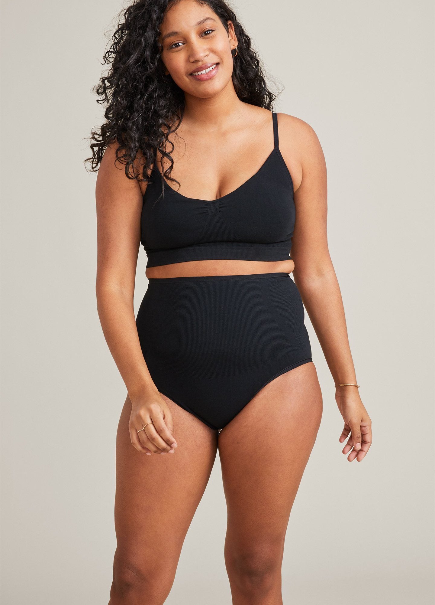Seamless Belly Brief for Women - High Waisted Tummy Control Underwear - Comfortable & Breathable Shapewear for Everyday Wear, Postpartum, Workout & Special Occasions