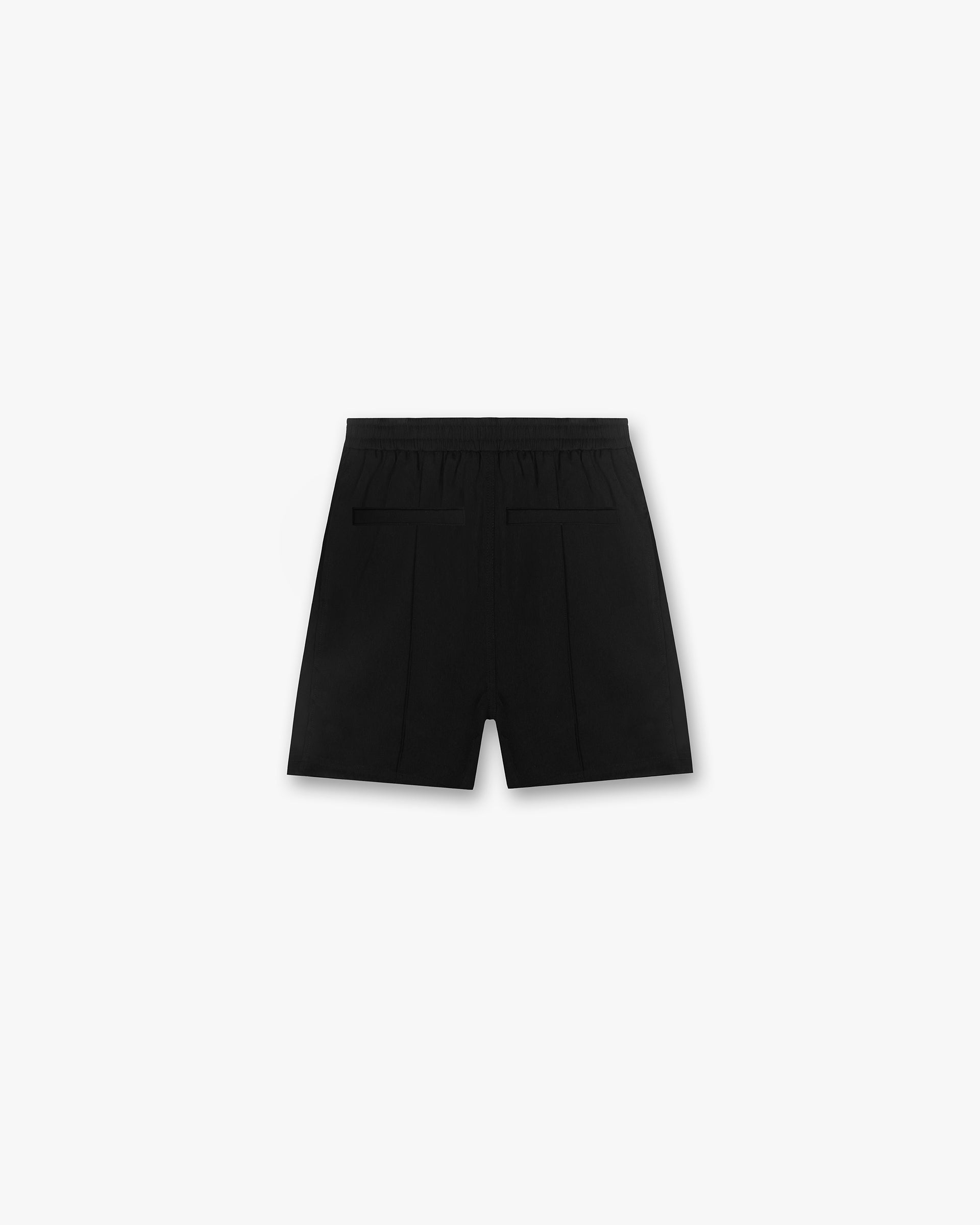 Initial Track Short - Black - Comfortable Running Shorts for Men & Women - Perfect for Gym, Workout, and Casual Wear