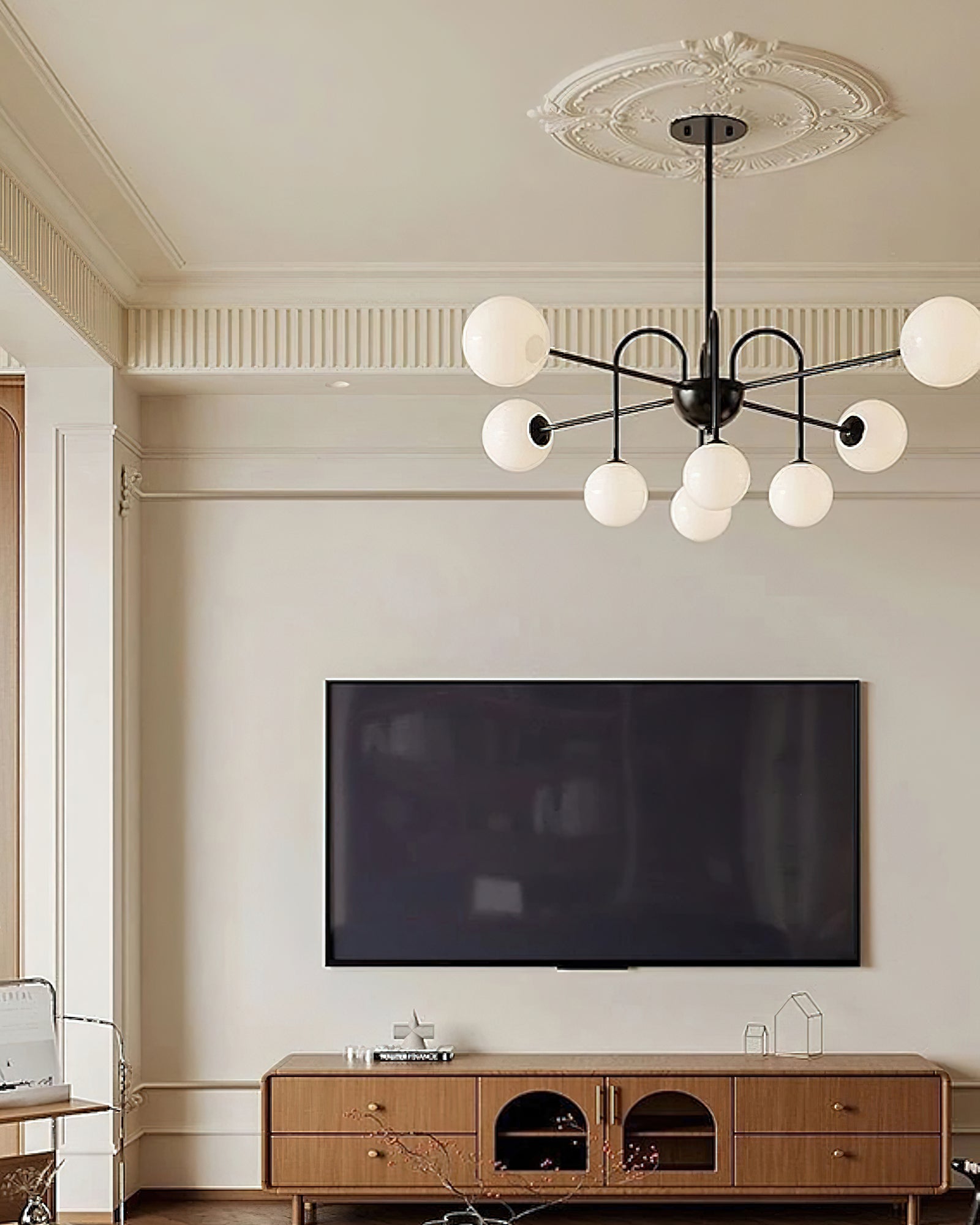 Hayes Bubble Chandelier - Modern Glass Ceiling Light Fixture for Dining Room, Living Room & Bedroom | Elegant Lighting Decor for Home & Office