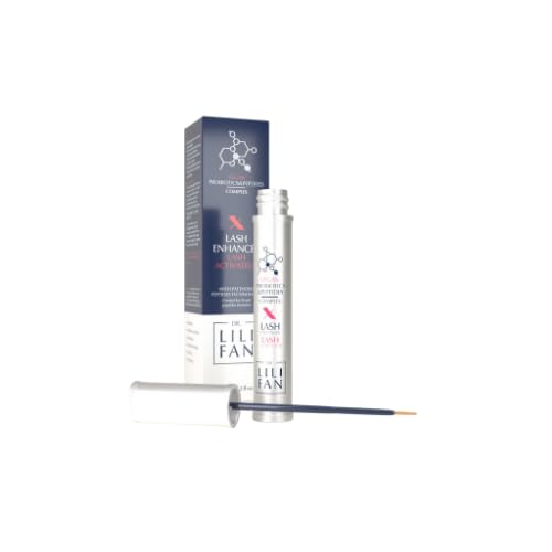 Probiotic XLash Enhancer - Natural Volumizing Lash Growth Serum with Peptide Complex for Longer, Thicker Eyelashes (0.25 fl oz) | Safe for Top & Bottom Lashes | Perfect for Daily Use, Special Occasions & Sensitive Eyes
