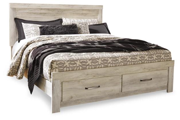 Bellaby King Size Storage Footboard Bed with Underbed Drawers - Perfect for Small Bedrooms & Guest Rooms