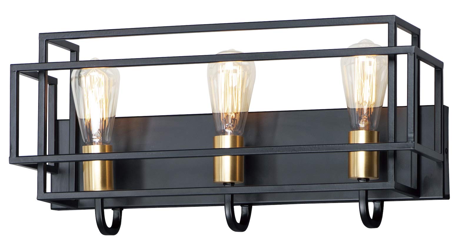 3-Light Bathroom Vanity Light Fixture - Modern LED Bath Vanity Lighting for Bathroom Makeup Mirror - Perfect for Home, Apartment, and Hotel Renovations