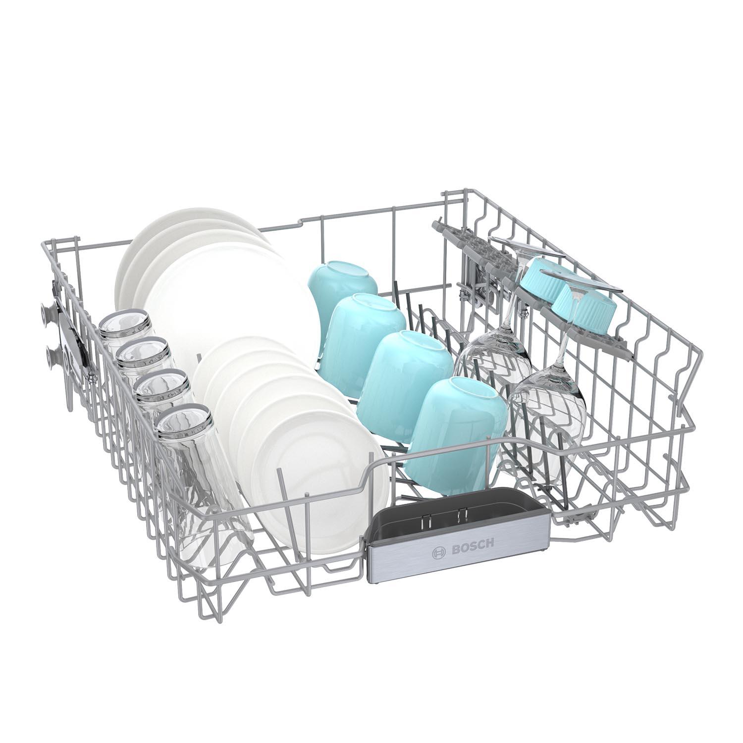 Bosch 24 Inch Smart Dishwasher with Home Connect - Stainless Steel, 3rd Rack (SHX65CM5N) - Perfect for Modern Kitchens & Large Family Meals