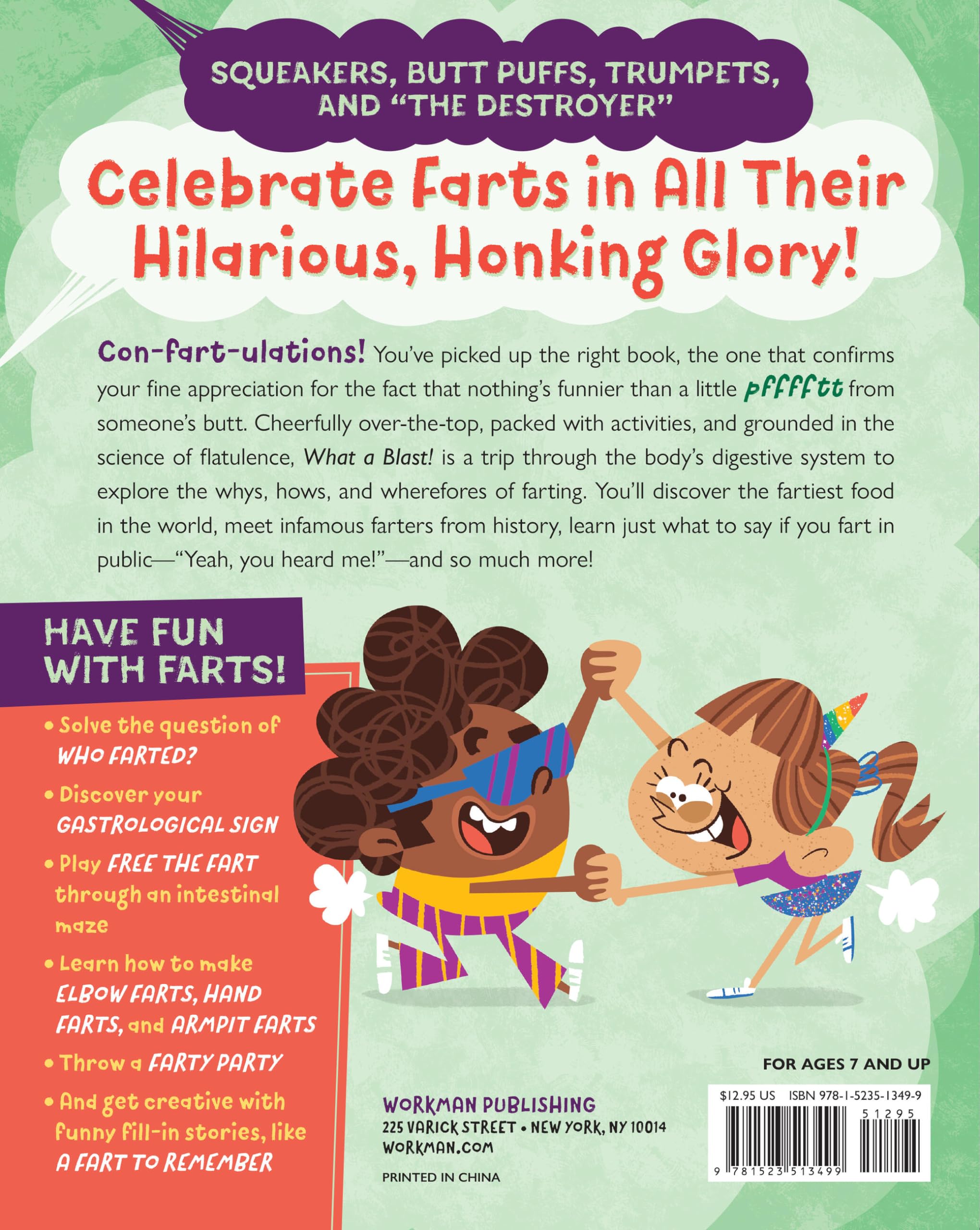 Funny Fart Games & Puzzles: Hilarious Fart Pranks, Activities, and Party Ideas for Kids and Family Gatherings