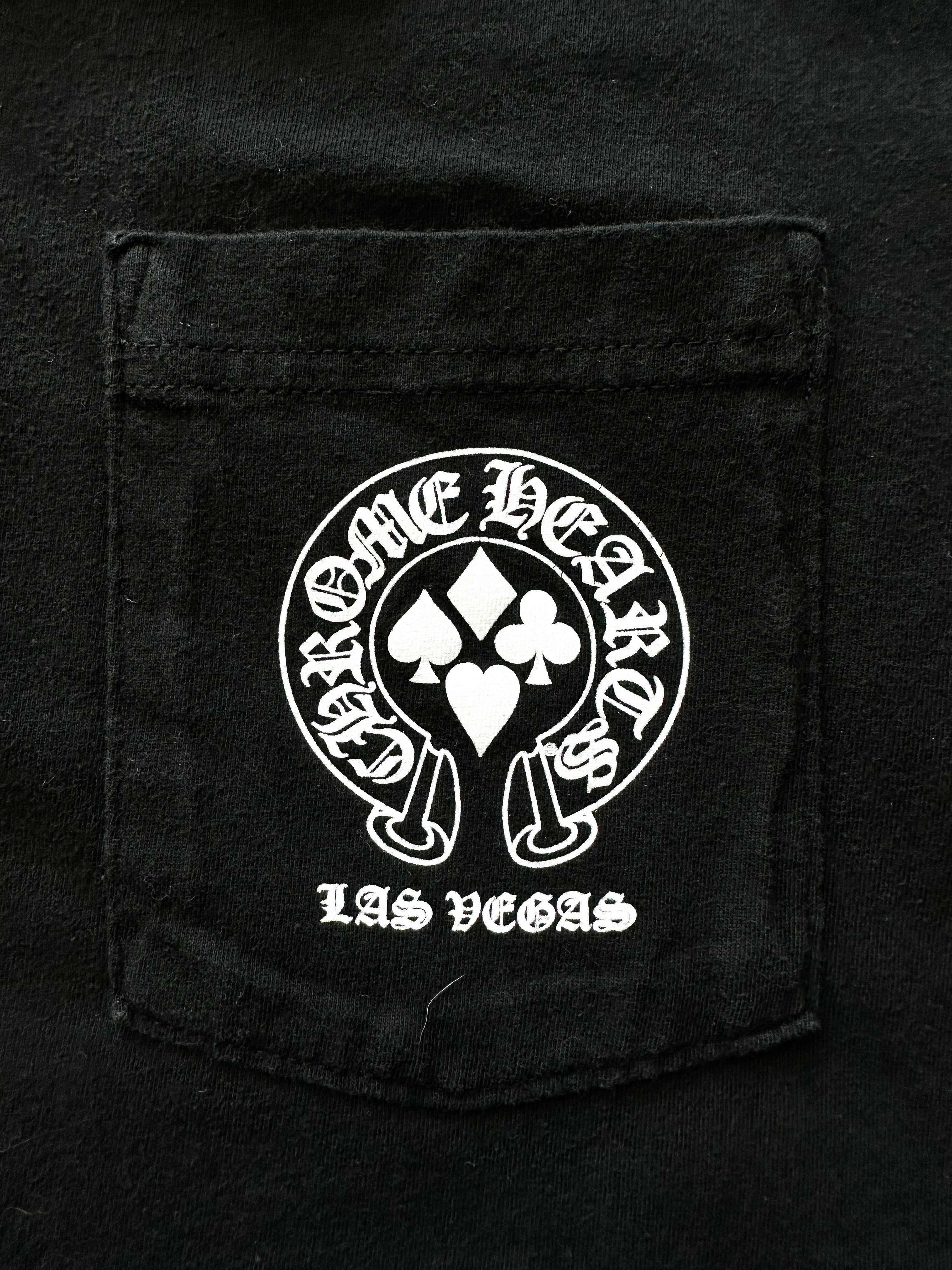 Chrome Hearts Black & White Welcome To Las Vegas Graphic T-Shirt for Men & Women | Vintage Style Cotton Tee | Perfect for Concerts, Travel & Streetwear Fashion