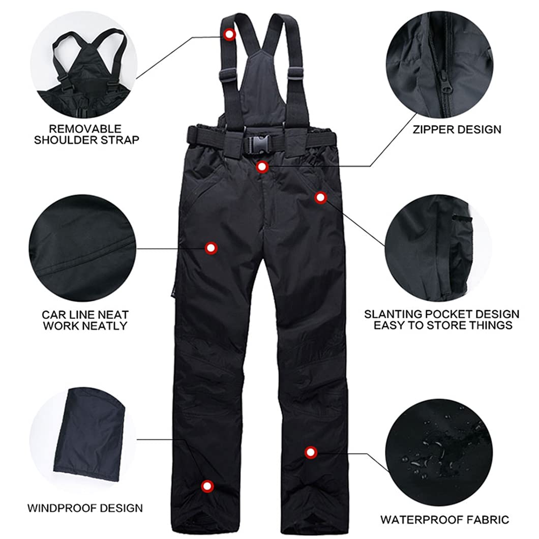 Men's Winter Ski Suit Set - Waterproof Insulated Snowboarding Jacket & Pants for Cold Weather - Perfect for Skiing, Snowboarding & Outdoor Winter Sports
