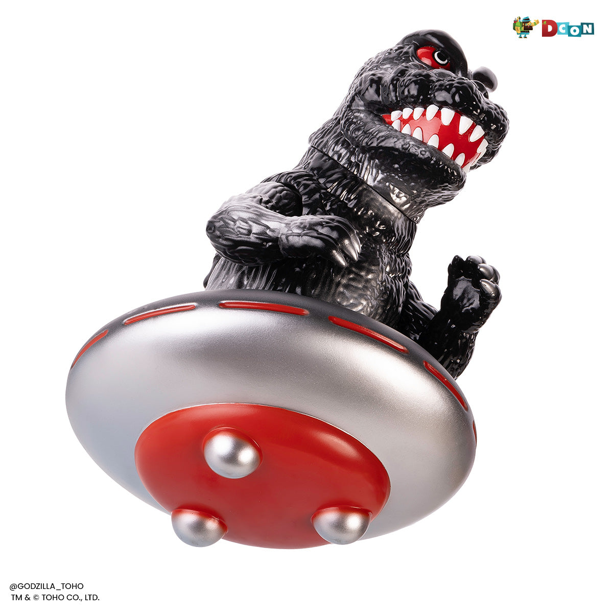 Godzilla UFO Soft Vinyl Figure - Xilien Black (Designer Con Exclusive) | Collectible Japanese Kaiju Toy for Display & Gifts | Perfect for Anime Fans & Pop Culture Collectors