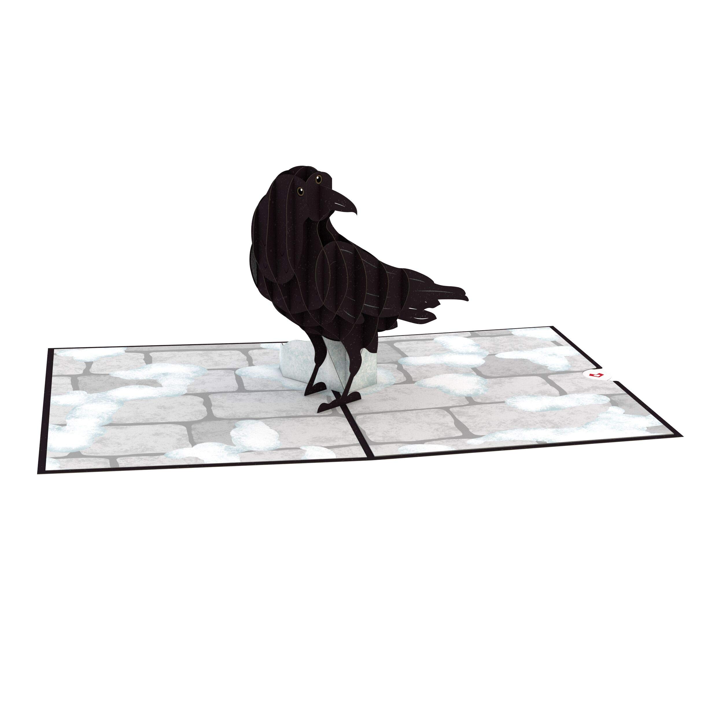Lovepop Game of Thrones 3D Pop Up Greeting Card - Three Eyed Raven Design for Birthdays, Father's Day & Collectors | Unique 3D Paper Art Gift for Fans & Special Occasions