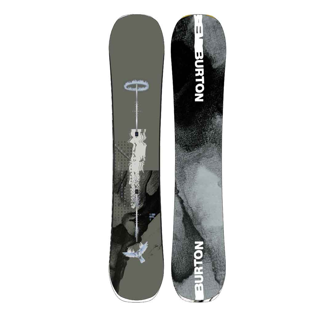 Burton Instigator Snowboard 2024-2025 Season | All-Mountain Freestyle Board for Men & Women | Perfect for Park, Powder & Groomed Runs