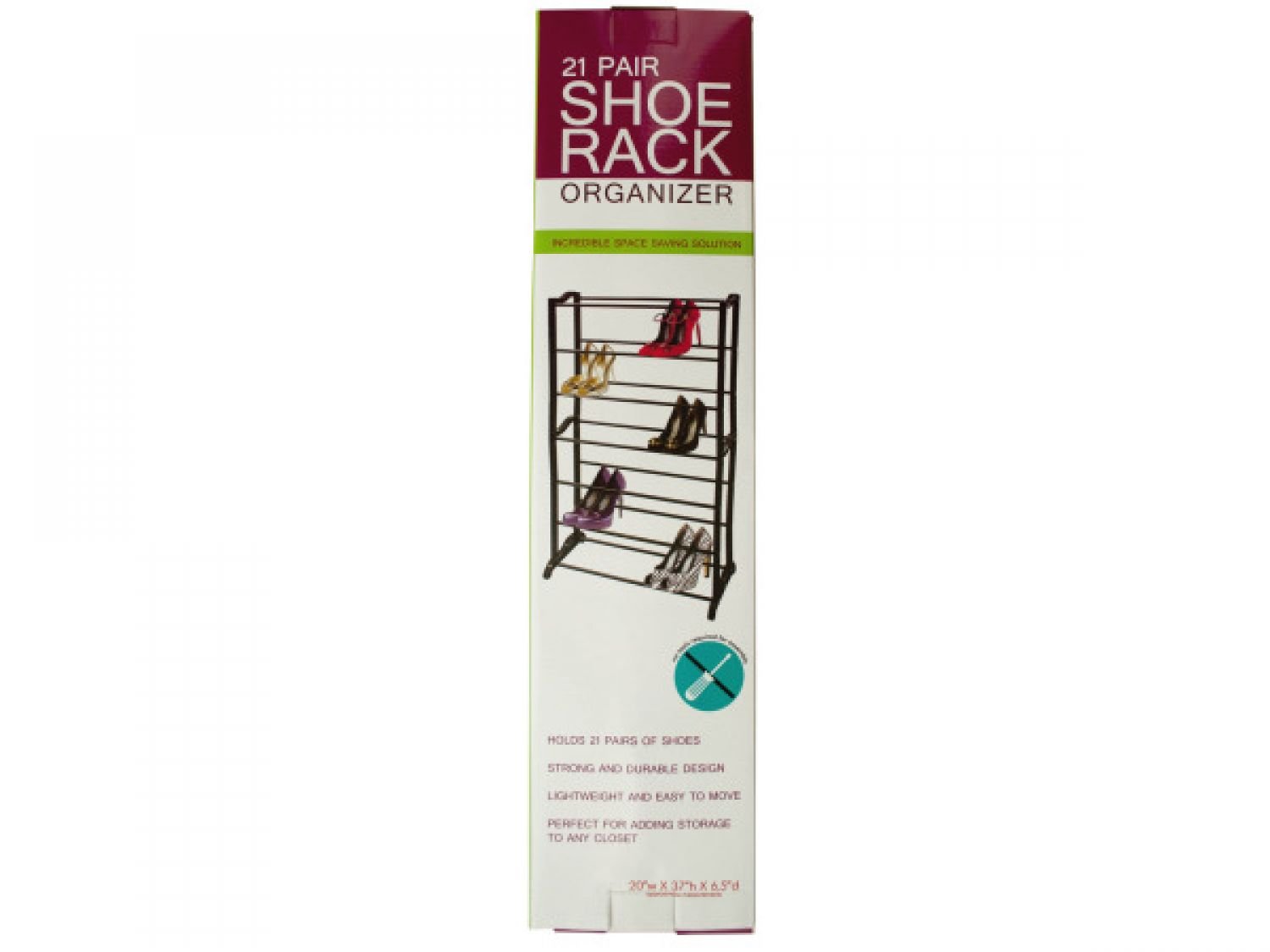 21 Pair Shoe Rack Organizer - Set of 3, Space Saving Shoe Storage for Closet Entryway Bedroom | Bulk Shoe Organizer for Home Office Dorm Organization