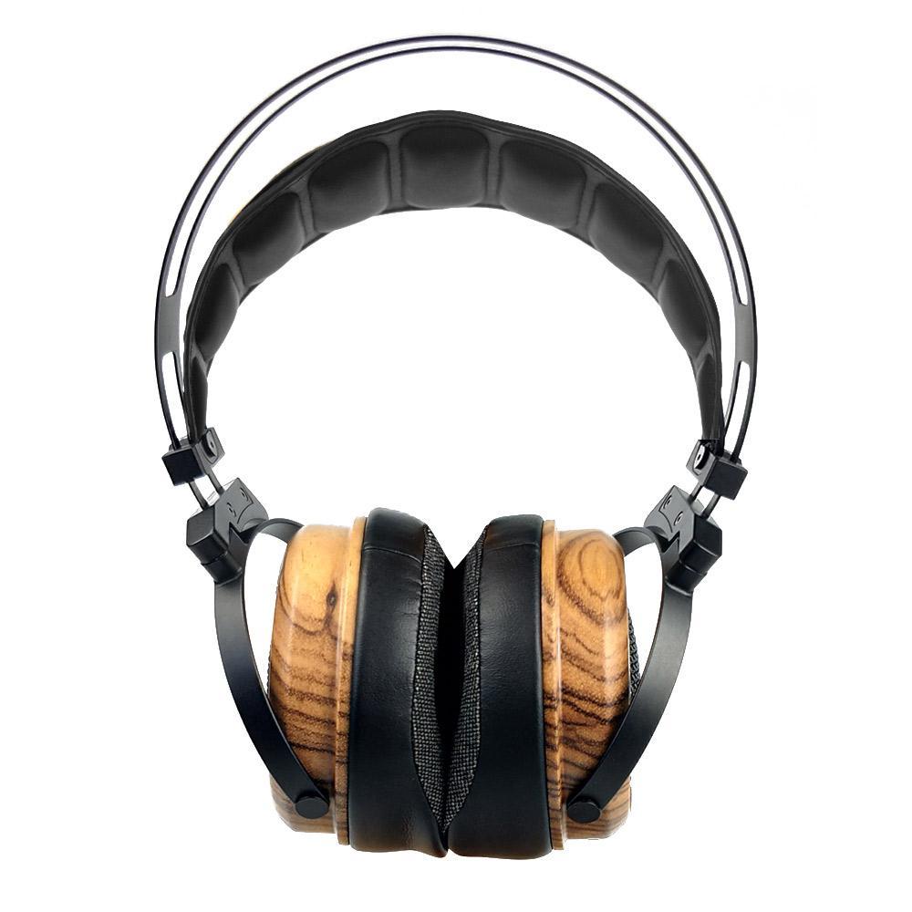 Sivga PHOENIX Open Back Over-Ear Headphones with Zebrawood Ear Cups - Premium Audiophile Headphones for Home Listening & Studio Monitoring