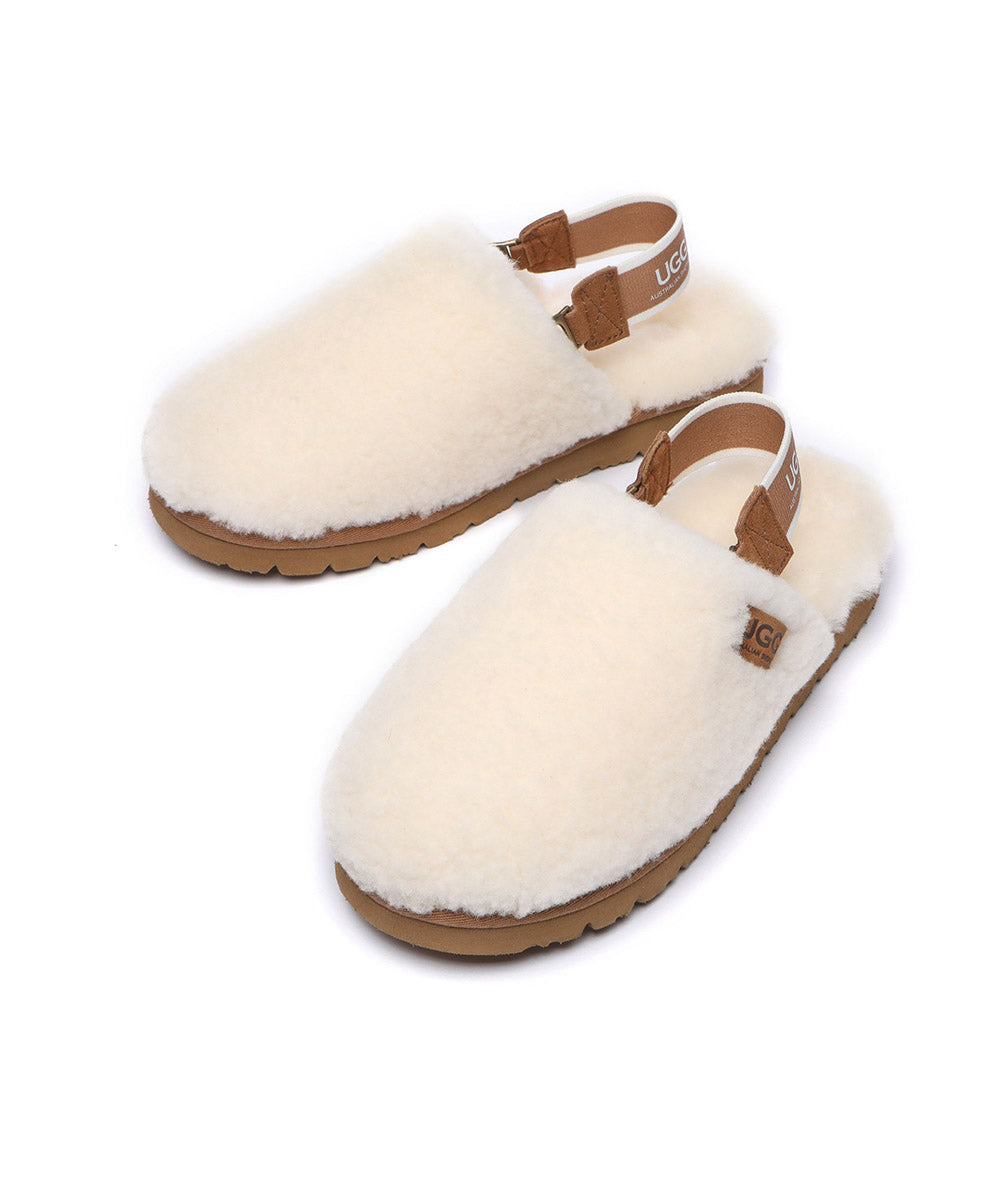 Women's UGG Roxy Slippers - Cozy Indoor/Outdoor House Shoes with Soft Fleece Lining for Winter Comfort - Perfect for Lounging at Home, Running Errands & Cold Weather Wear