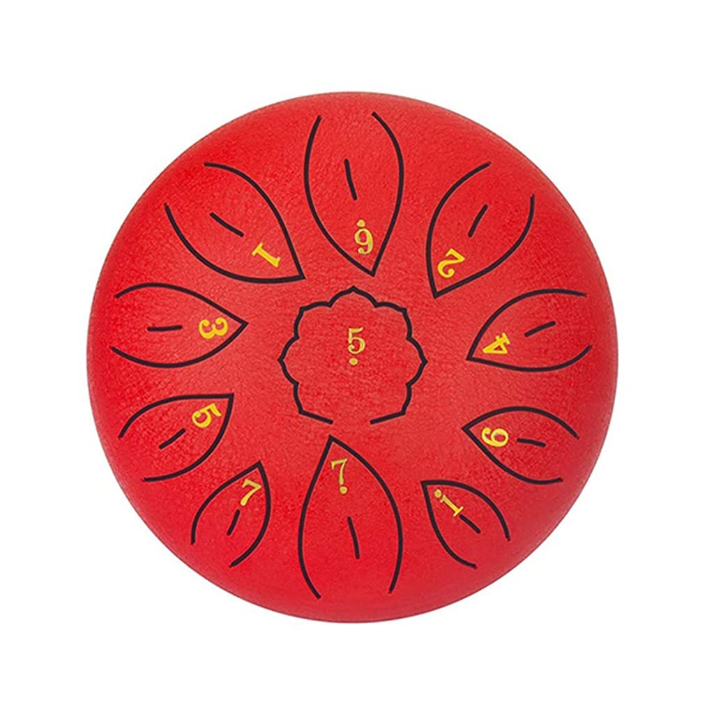 TWDYC 11-Note 6-Inch Steel Tongue Drum - Handcrafted Metal Hand Percussion Instrument with Mallets | Perfect for Meditation, Yoga, Music Therapy & Relaxation