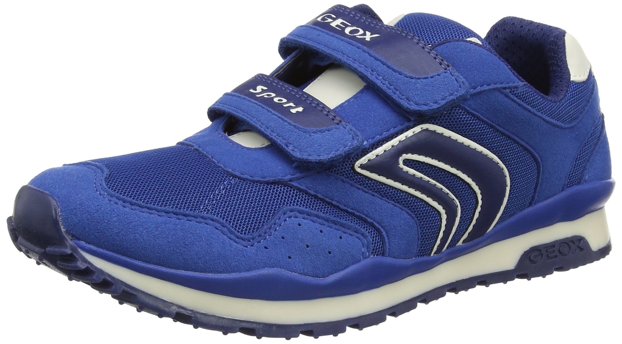 Geox Boys' Low-Top Sneakers - Breathable Mesh Trainers for Kids | School, Playground & Everyday Wear