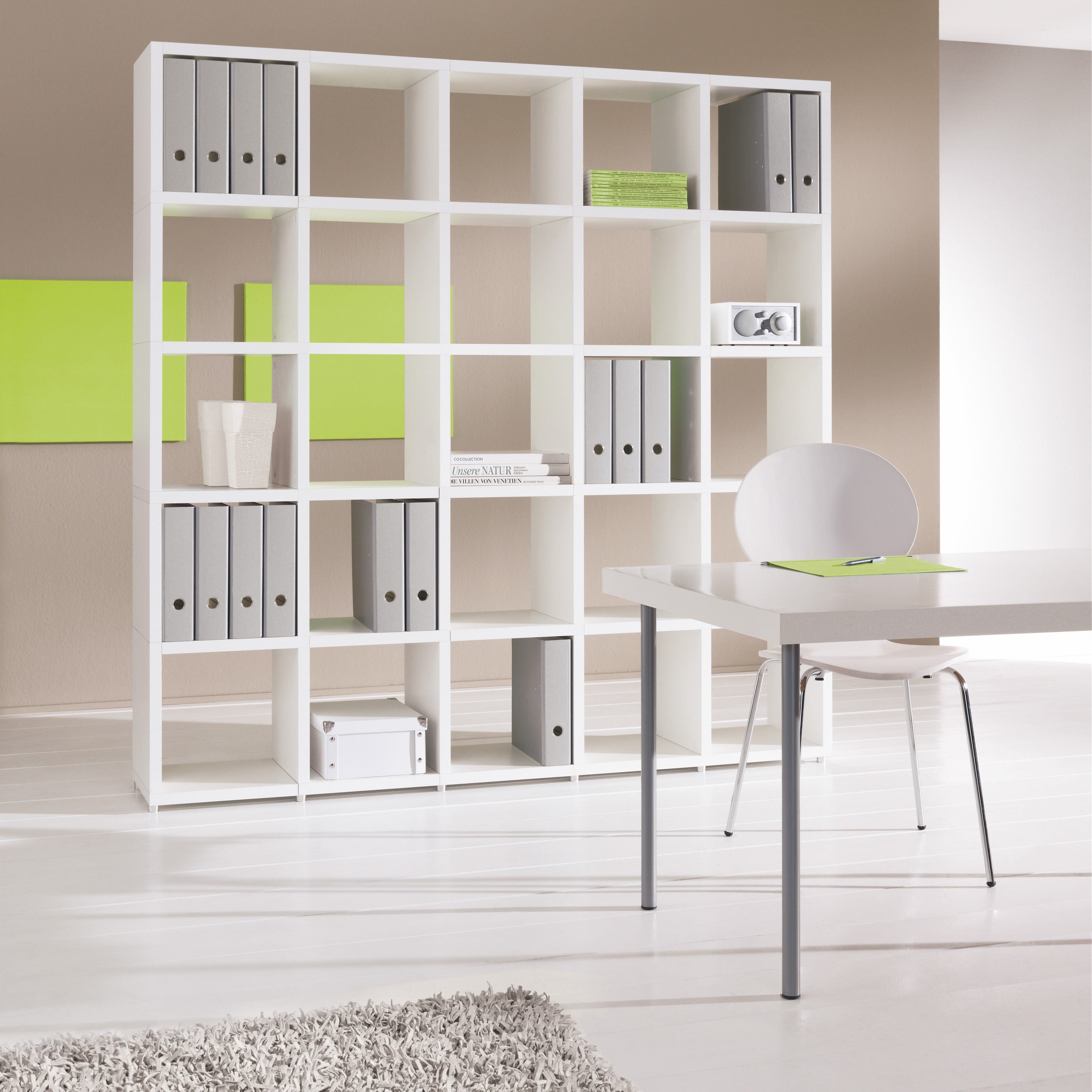 BOON Cube Storage Shelf - 5x4 Grid Organizer for Kids Toys, Books & Home Decor - Perfect for Playrooms, Bedrooms & Living Rooms