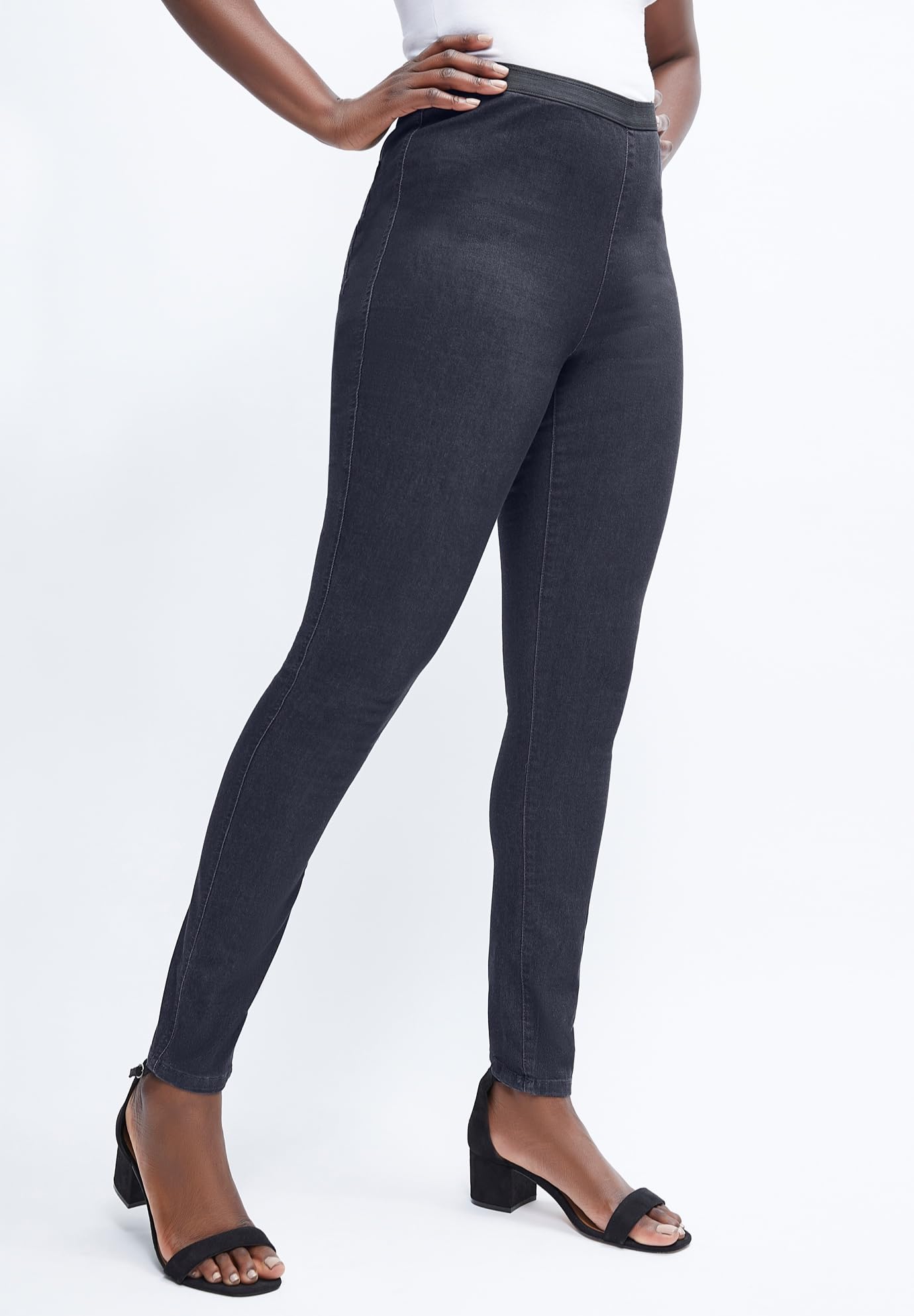 Jessica London Plus Size Stretch Denim Jeggings for Women - Comfortable & Stylish Everyday Wear