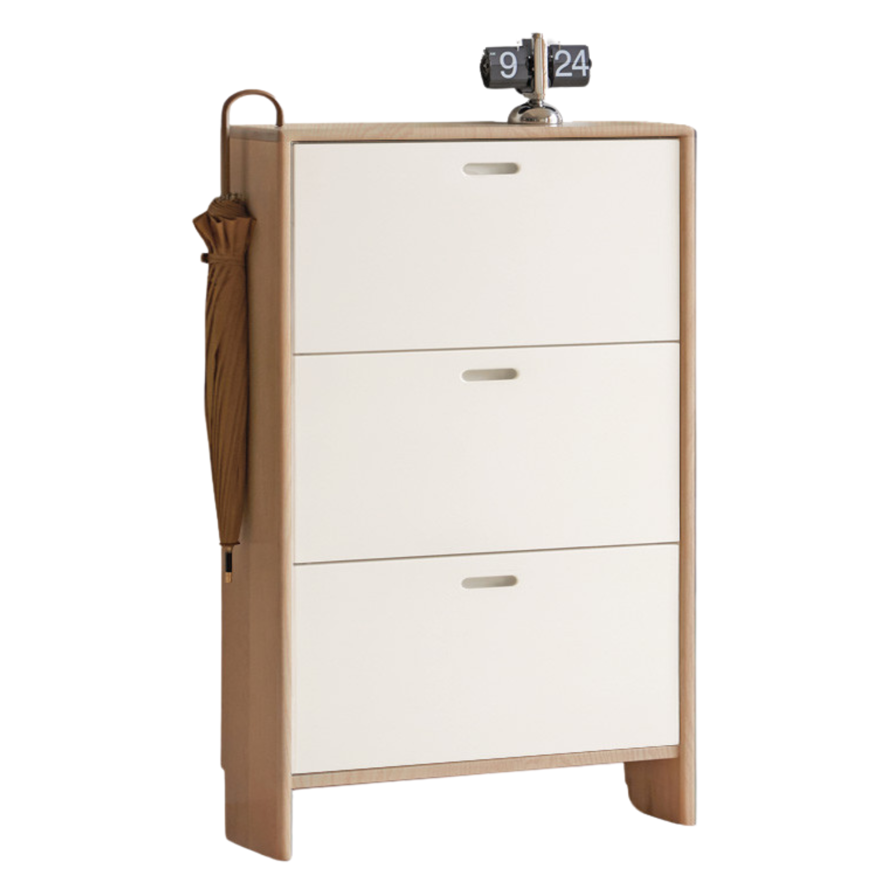 32.2x7.8x48.8 inch/ 82x20x124 сm/ white color/ double row shoe cabinet