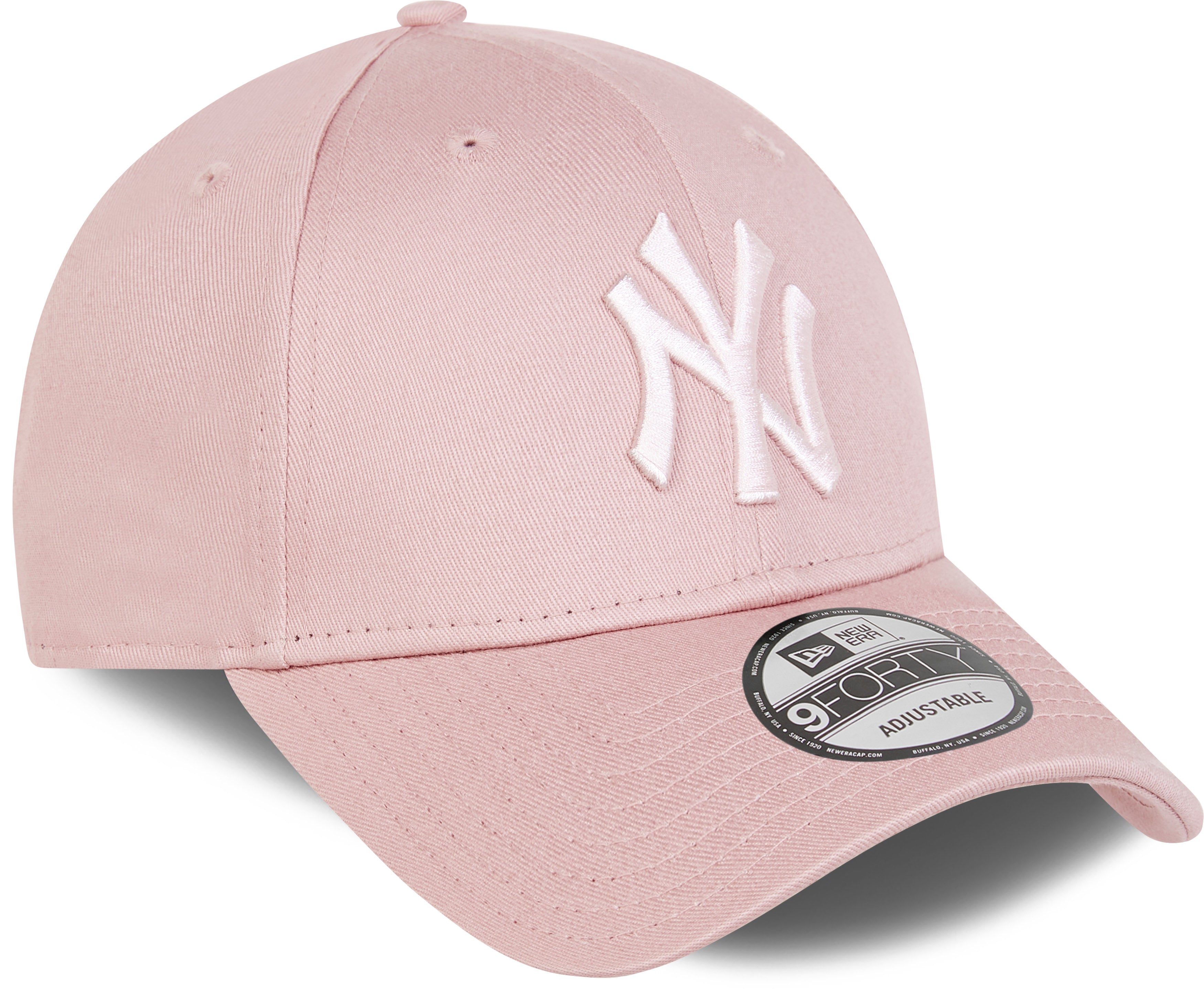 New York Yankees New Era 9Forty Adjustable Cotton Baseball Cap - Dusty Rose Pink for Women & Men | Game Day, Casual Wear & Sports Fan Fashion