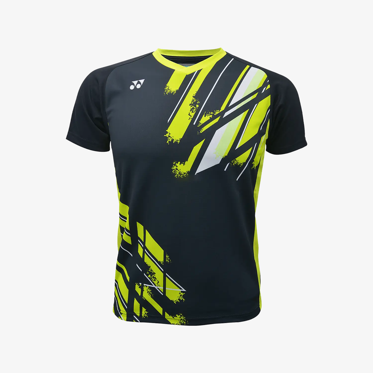 Yonex Junior Tennis Shirt 16590JEX - Breathable Performance Tee for Kids & Youth - Black Athletic Top for Tennis Training & School Sports