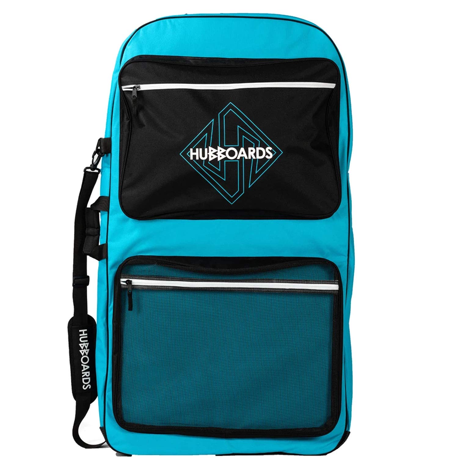 HUBB Interstate Travel 3-Board Bag for Snowboards & Skis - Durable Waterproof Snowboard Bag with Wheels for Air Travel & Mountain Trips