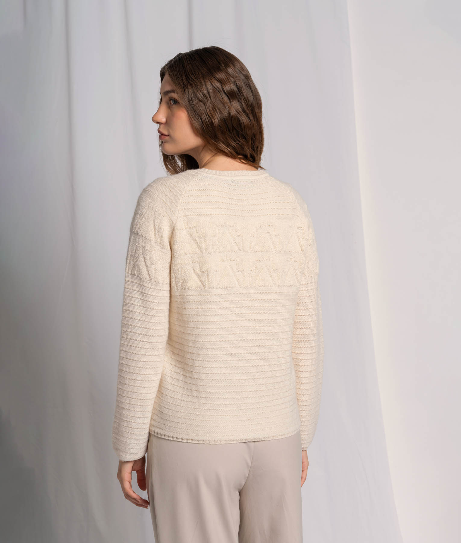 Stylish Designs On Clay Crew Neck Sweater - Soft Cotton Knit Pullover for Women & Men | Perfect for Casual Wear, Fall Fashion & Cozy Outfits