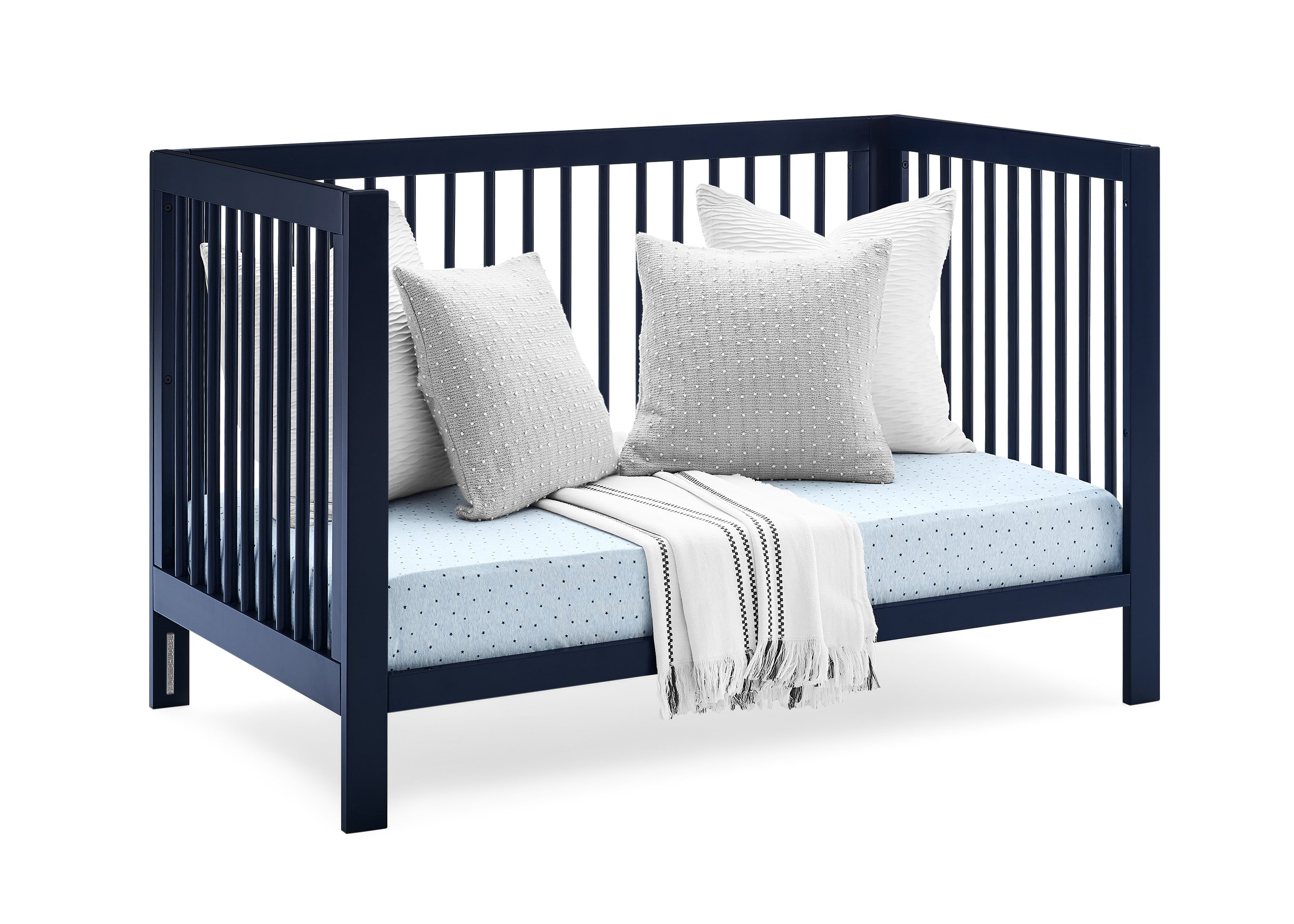 BabyGap Charlie 6-in-1 Convertible Crib - Nursery Furniture for Newborn to Toddler | Safe Sleep Solution for Baby's Room & Daycare Use
