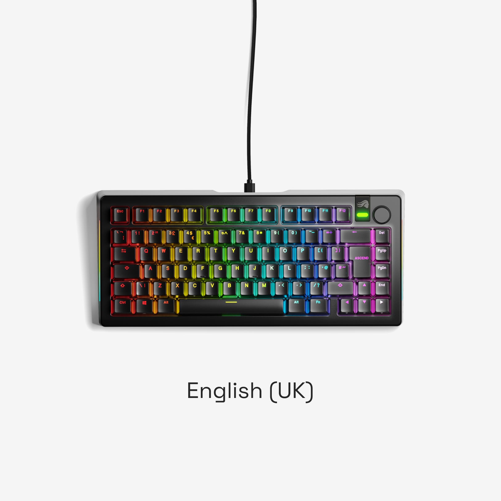 GMMK 3 PRO 96% Hot-Swappable Mechanical Gaming Keyboard - RGB Backlit, USB-C, Prebuilt for PC & Mac - Perfect for Gaming, Coding & Office Work