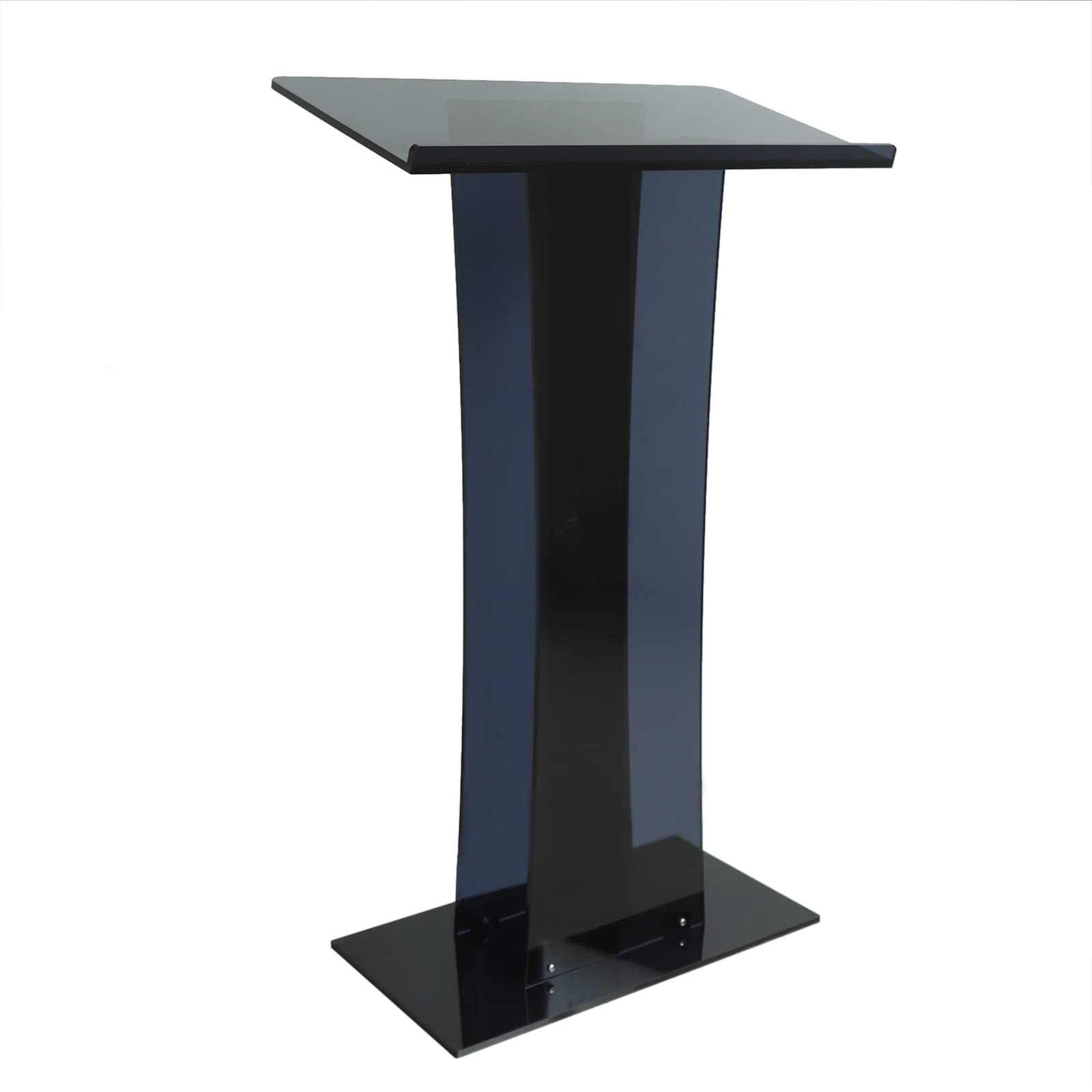 Clear Acrylic Podium Stand - Modern Plexiglass Lectern for Church, School & Events - Lightweight & Durable Display Pulpit for Presentations & Ceremonies