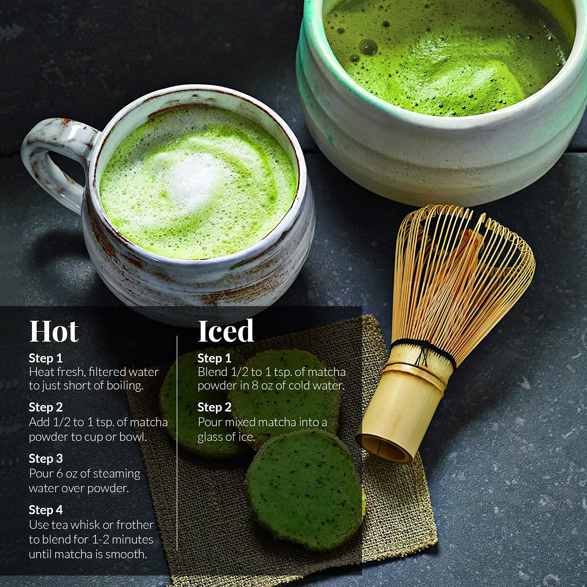 Organic Japanese Matcha Green Tea Powder - Full-Leaf Premium Quality, 16 Oz Resealable Bag (Makes 200 Cups) | Authentic Ceremonial Grade, Antioxidant-Rich | Perfect for Lattes, Smoothies & Baking