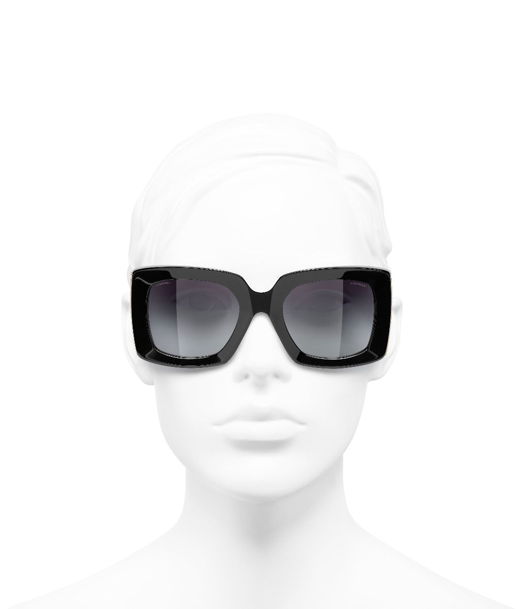 Chanel 5435 Sunglasses - Luxury Designer Shades for Women, UV Protection & Fashionable Style - Perfect for Beach, Driving & Outdoor Activities