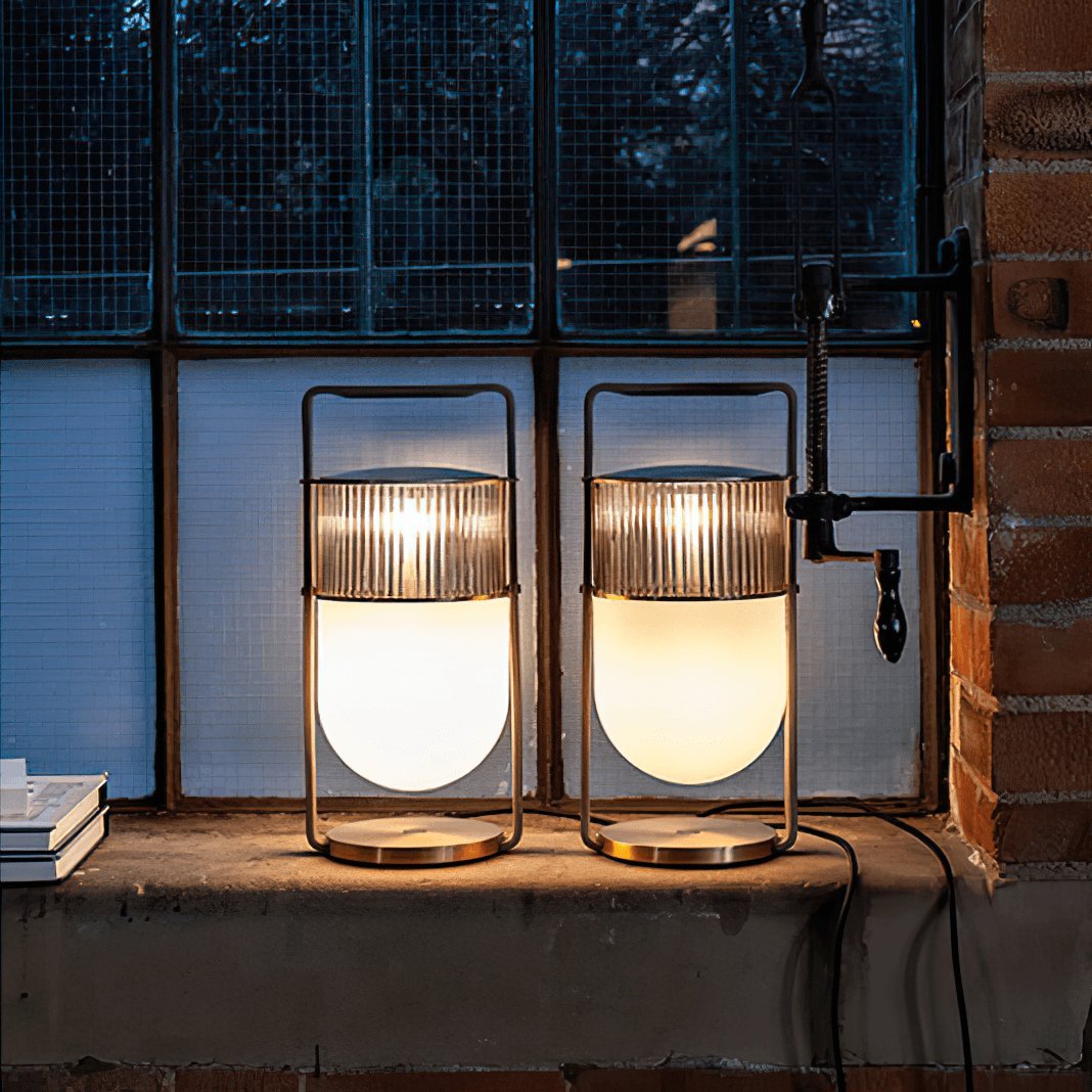 Modern Xi Table Lamp - Stylish LED Bedside Lamp for Bedroom, Living Room & Office - Dimmable Night Light with USB Port - Perfect for Reading, Relaxing & Decor