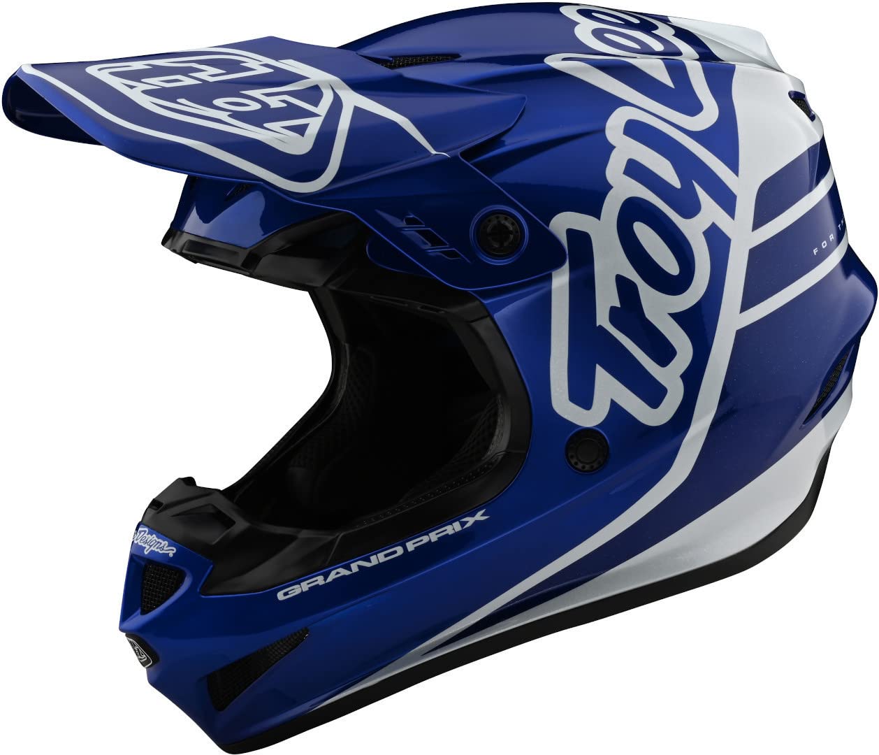 Troy Lee Designs GP Anarchy Full Face Helmet - Lightweight, Ventilated Offroad Motorcycle & ATV Racing Helmet for Men & Women (Navy/White) - Perfect for Motocross, Dirt Bike & Powersports Adventures
