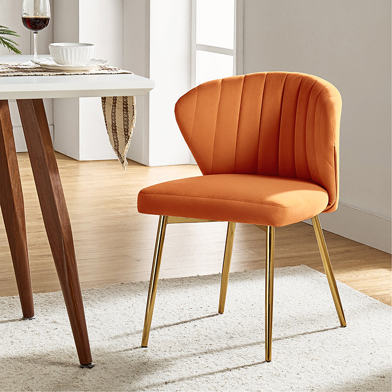Luxury Aruna Velvet Upholstered Accent Chair - Soft Velvet Fabric, Comfortable Seating for Living Room, Bedroom, or Office - Elegant Home Decor & Stylish Furniture