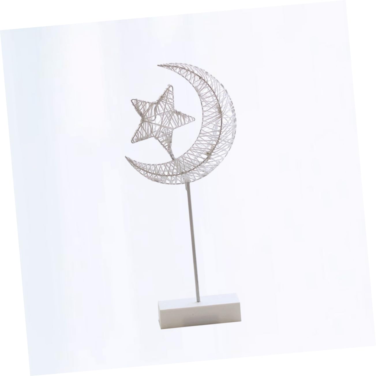 Abaodam 1pc LED Small Table Lamp - Star Night Light with Rattan Texture, Battery-Free Decorative Bedside Lamp for Bedroom, Romantic Ambiance Lighting | Perfect for Bedrooms, Nurseries, Living Rooms & Cozy Spaces