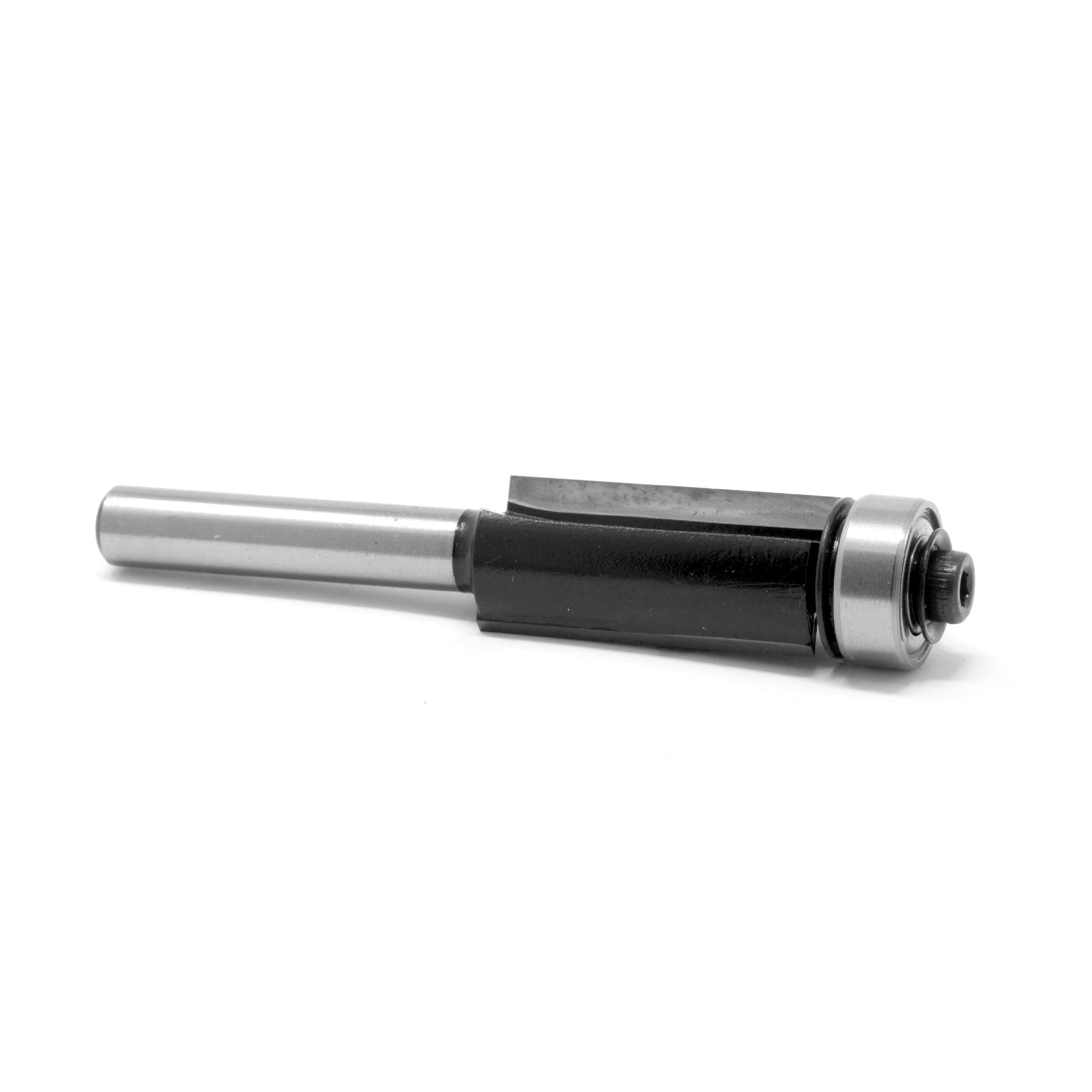 WEN RB404FT 1/2 Inch Flush Trim Carbide Tipped Router Bit with 1/4 Inch Shank & 1 Inch Cutting Length - Perfect for Woodworking, Cabinet Making, and DIY Projects