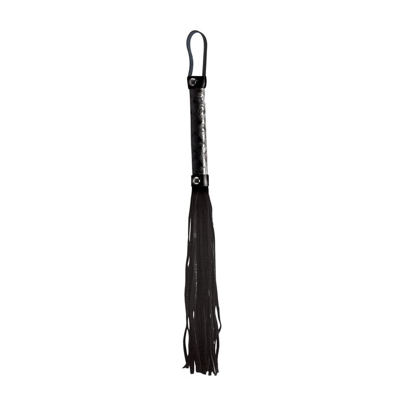 Sinful Whip Black - Premium Vegan Leather Whip for BDSM, Role Play & Sensual Play - Perfect for Couples, Spicing Up Romance & Adult Fantasy Scenarios