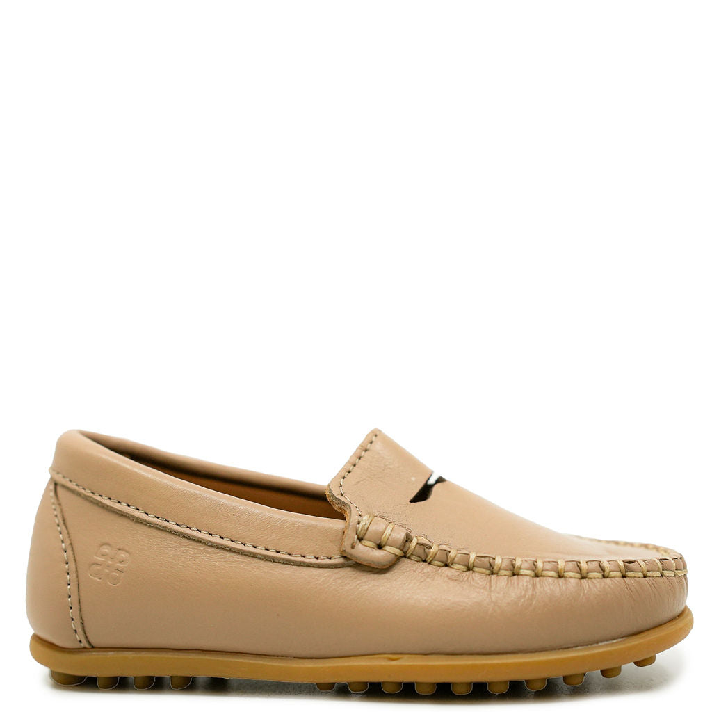 Porte Stone Taupe Punchout Loafer - Comfortable Slip-On Loafers for Men | Casual & Business Wear | Perfect for Office, Travel & Everyday Use