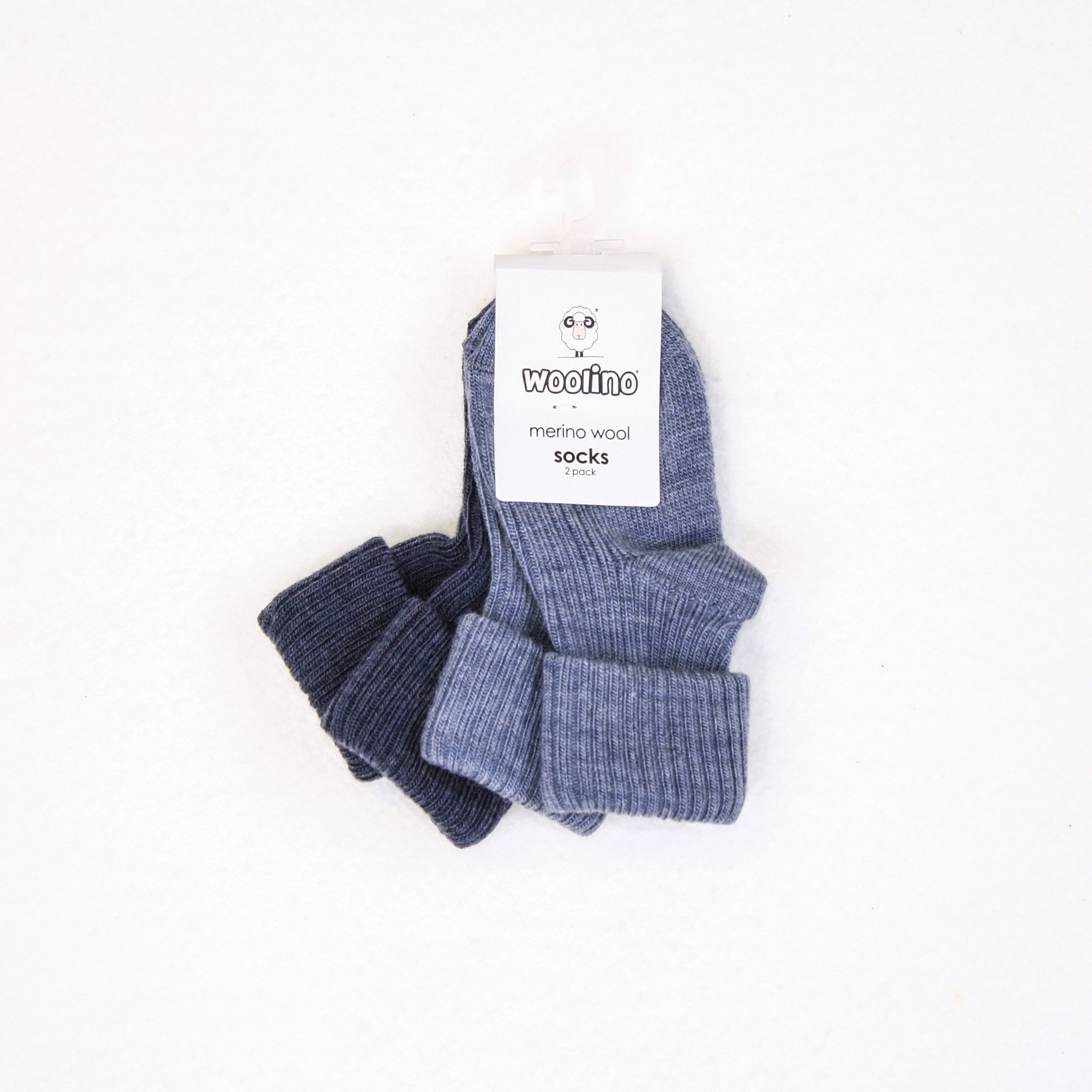 Soft Wool Socks for Baby & Toddler - Warm Winter Socks in Blue - Perfect for Cold Weather & Indoor Play