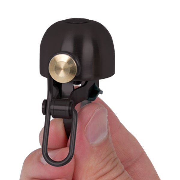 Spurcycle Original Bike Bell - Premium Black Bicycle Bell for Urban Commuters & Cyclists - Loud, Durable & Weatherproof - Perfect for Road Bikes, Mountain Bikes & City Cycling