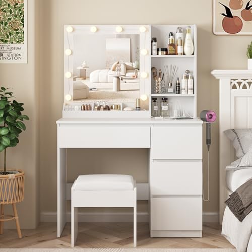 White With Stool