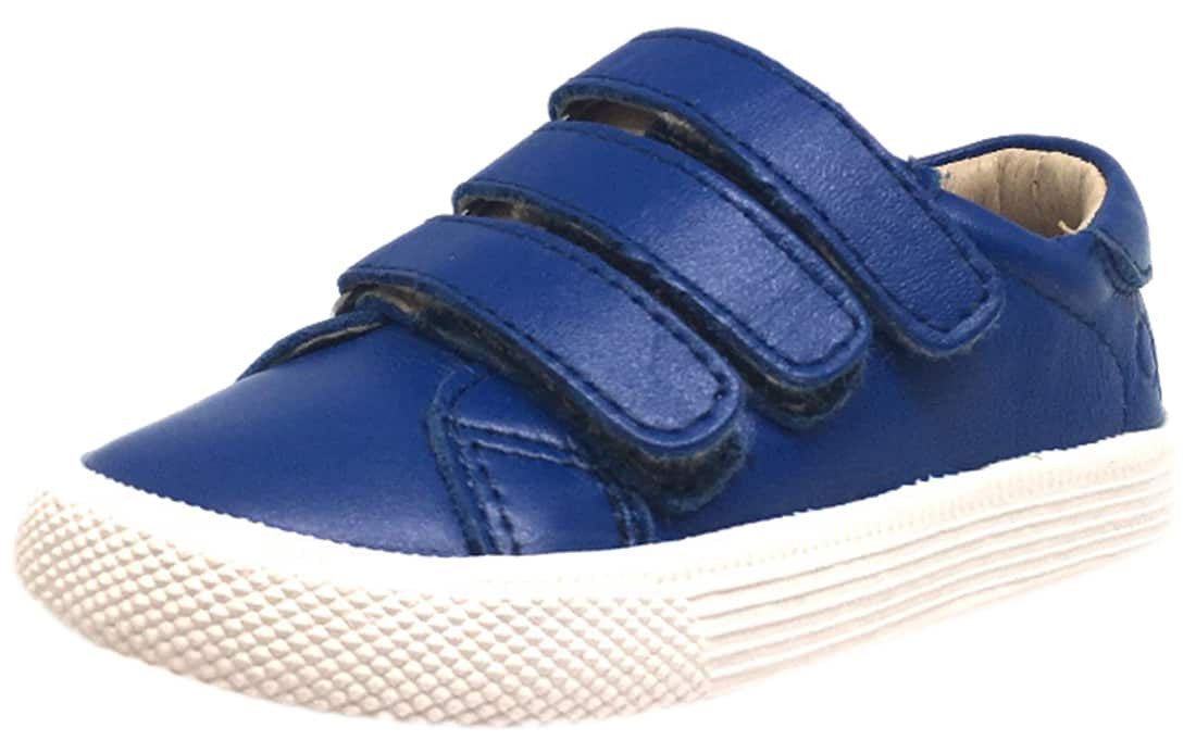 Old Soles Boys & Girls Urban Market Cobalt Blue Leather Sneakers - Stylish Kids Shoes for School, Play & Everyday Wear