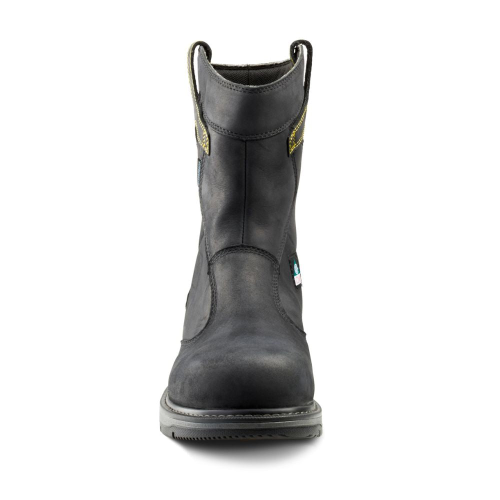 Terra Patton Waterproof Unisex 8-Inch Alloy Toe CSA Certified Pull-On Work Boots TR0A4TCBBLK - Ideal for Construction, Landscaping & Heavy-Duty Industrial Work