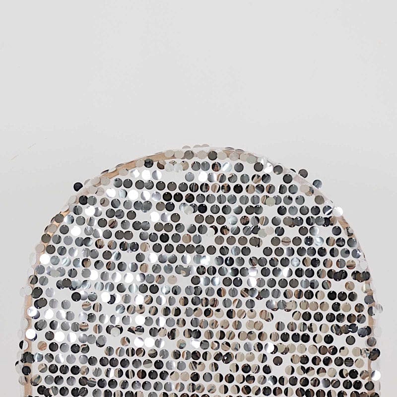 Sparkly Big Payette Sequin Fitted Chiara Backdrop Stand Cover - Elegant Party Decor for Weddings, Events & Photo Booths