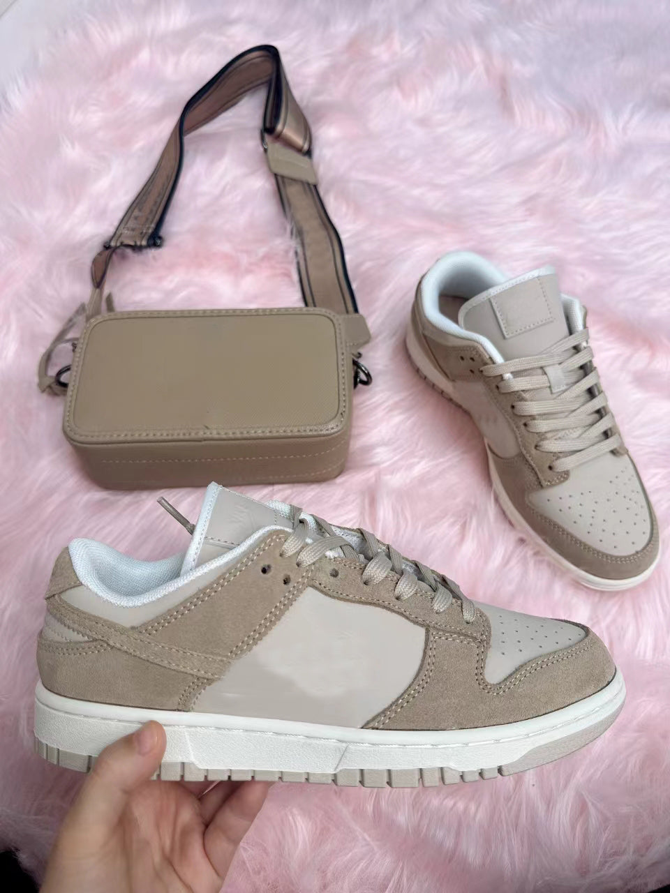Stylish Purple Shoes & Bag Set for Women | Trendy Matching Accessories | Perfect for Casual Outings, Travel & Daily Use