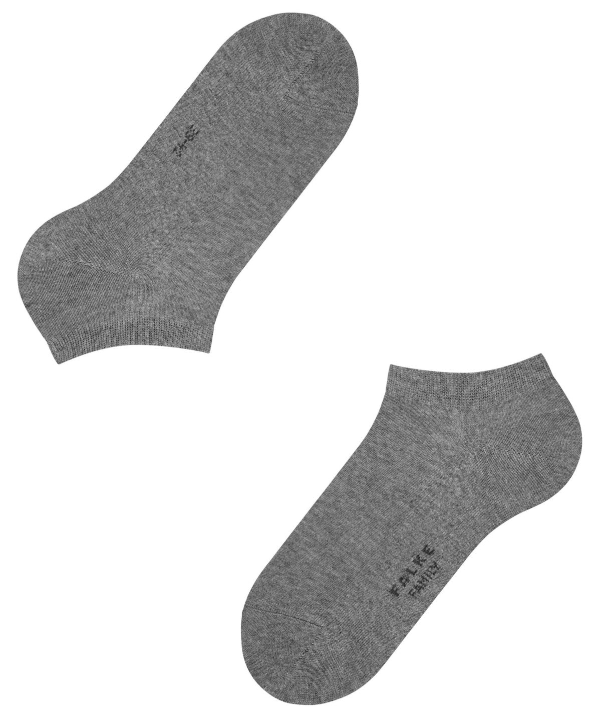 FALKE Men's Sneaker Socks - Breathable Cushioned Athletic Socks for Running, Walking & Sports - Grey - Family Pack (3 Pairs) - Perfect for Gym, Workout & Everyday Wear