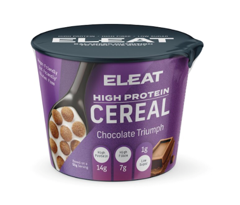 Eleat Balanced High Protein Cereal 8 Pack (50g Each) - Perfect for Breakfast, Post-Workout & Healthy Snacking
