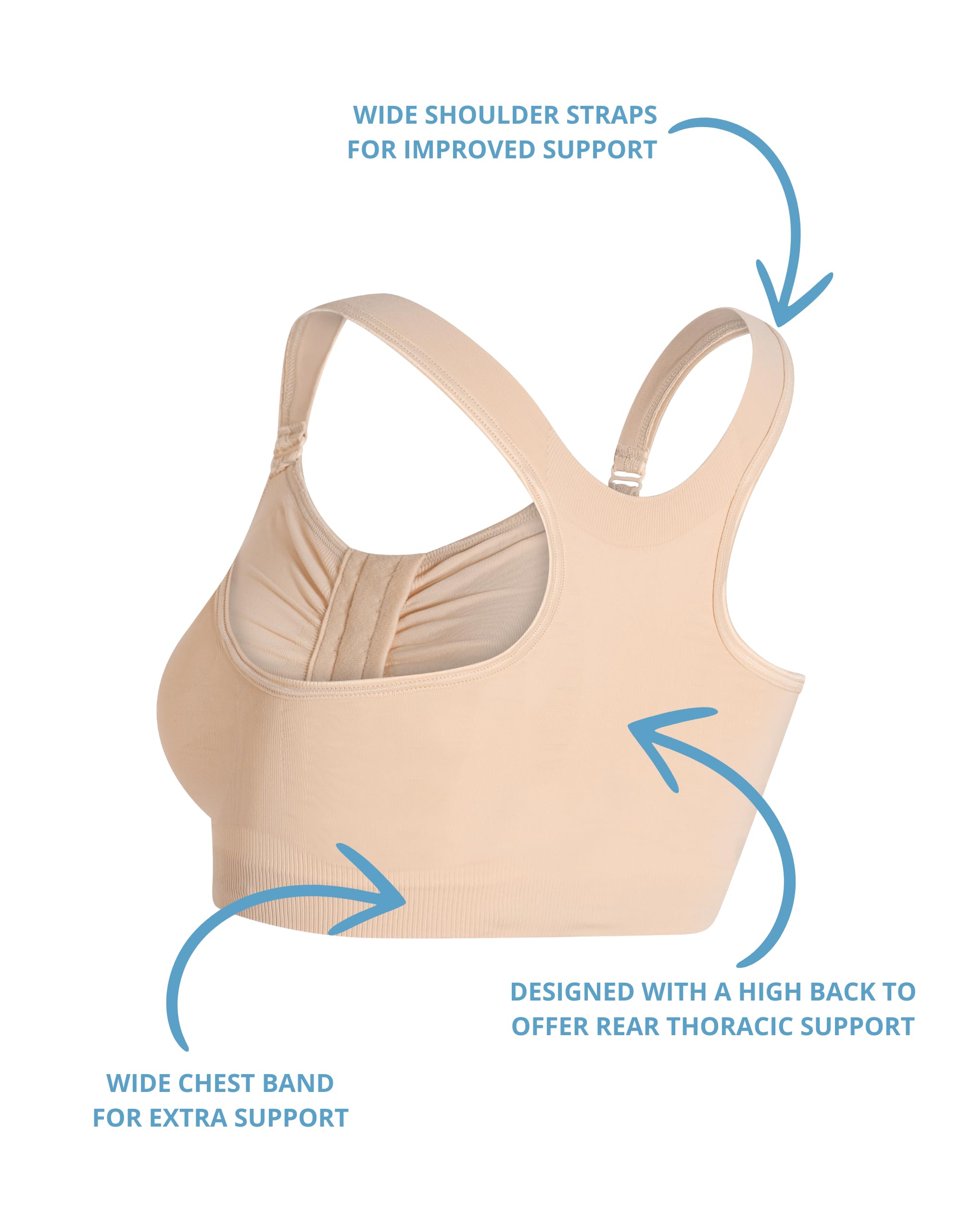 Bella Front Closure Comfort Sleep Bra #3212 - Wireless Support for Women, Soft Lounge & Nightwear, Perfect for Relaxing at Home or Sleeping