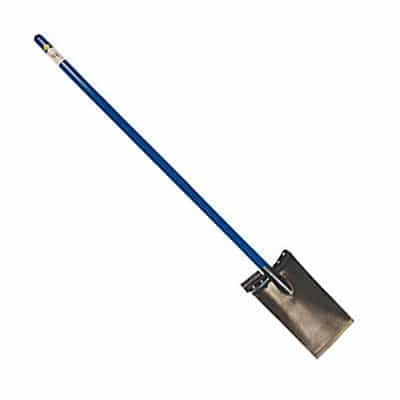 King of Spades Heavy Duty Shovel with 13 Edge Foot Pad & Long Handle - Perfect for Gardening, Landscaping and Construction Work