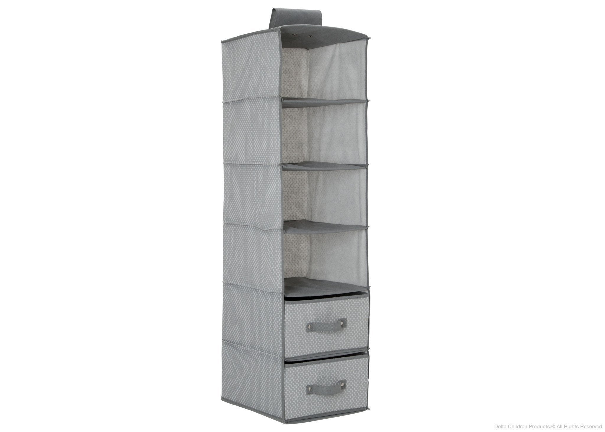 6-Shelf Storage Organizer with 2 Drawers - Heavy Duty Metal Shelving Unit for Garage, Closet, Pantry & Home Organization