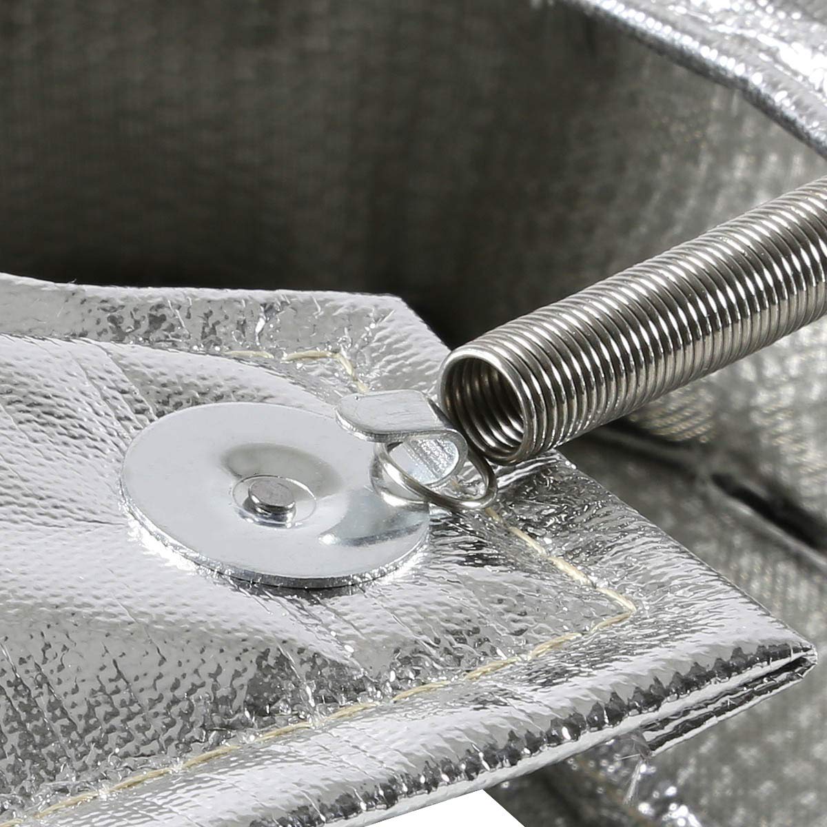 Auto Dynasty T6 Stainless Steel Turbocharger Heat Shield Wrap - High Temp Protection for Turbo Performance (Chrome) | Perfect for Racing, Off-Road & Performance Car Upgrades